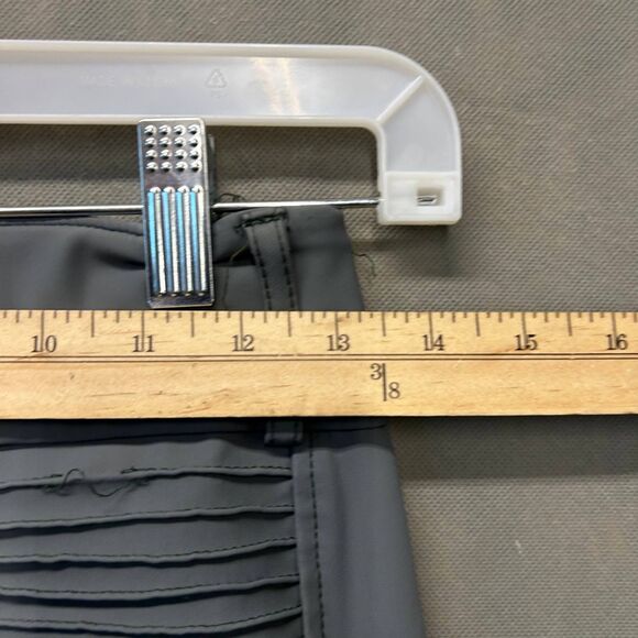 Riding Breeches Pants Women's Size Small Gray Grip Seat Pockets Equestrian Nylon - Picture 7 of 8